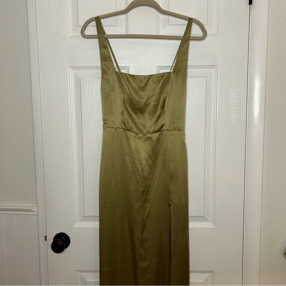Reformation Flawed Solay Silk Dress - Picture 3 of 16